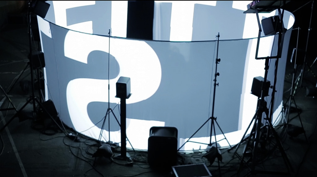 panoramic projection with spatial audio system