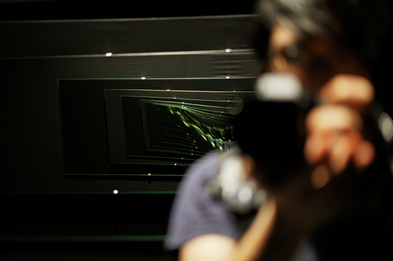 two mirrors facing each other